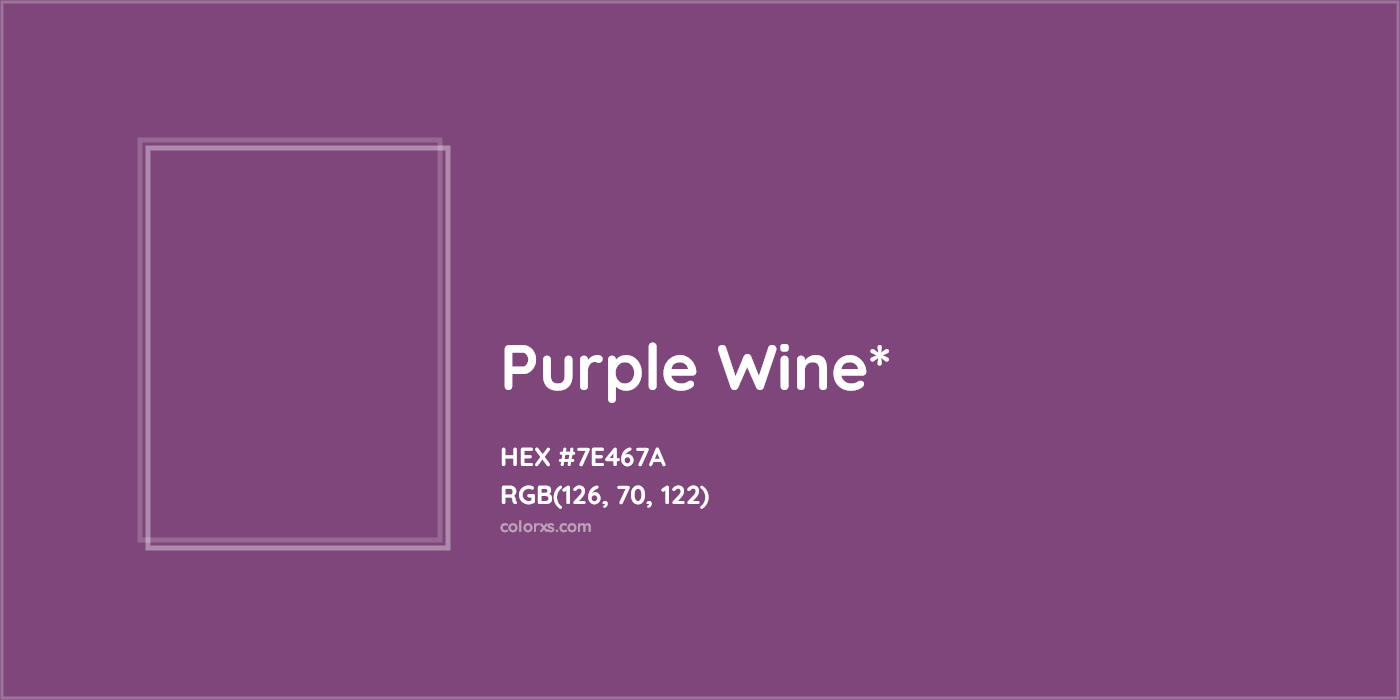 HEX #7E467A Color Name, Color Code, Palettes, Similar Paints, Images