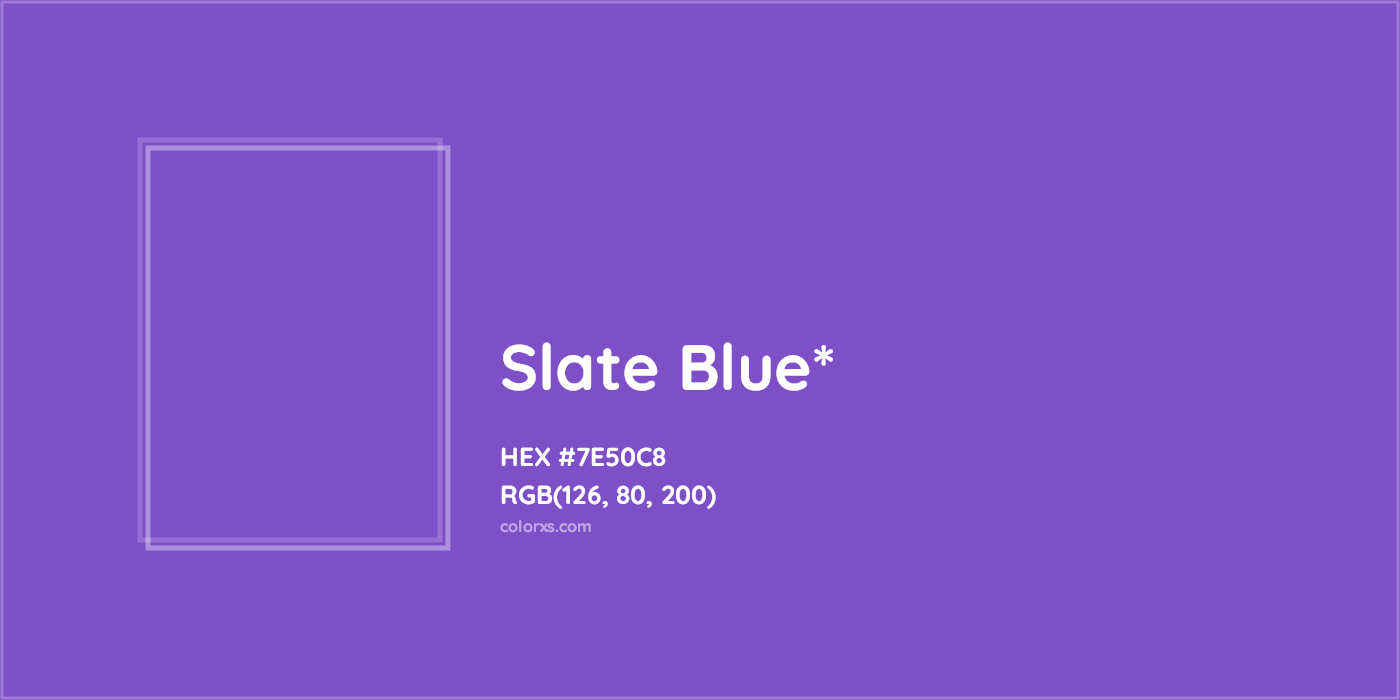 HEX #7E50C8 Color Name, Color Code, Palettes, Similar Paints, Images