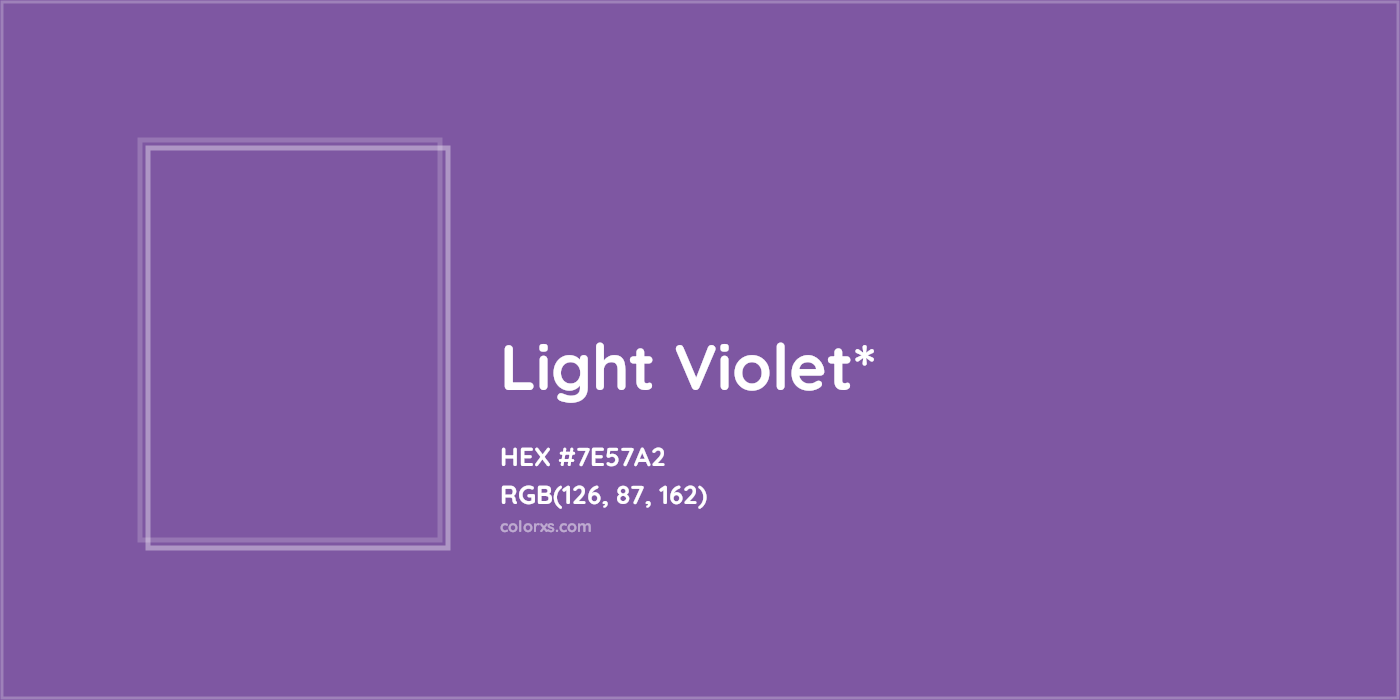 HEX #7E57A2 Color Name, Color Code, Palettes, Similar Paints, Images