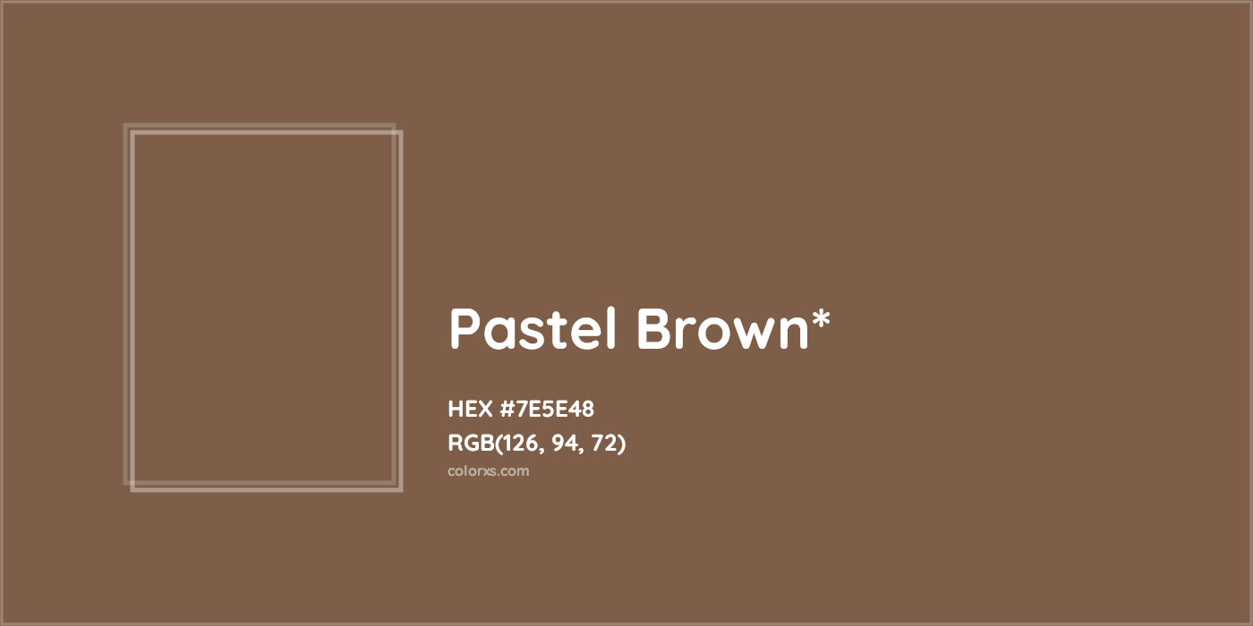 HEX #7E5E48 Color Name, Color Code, Palettes, Similar Paints, Images