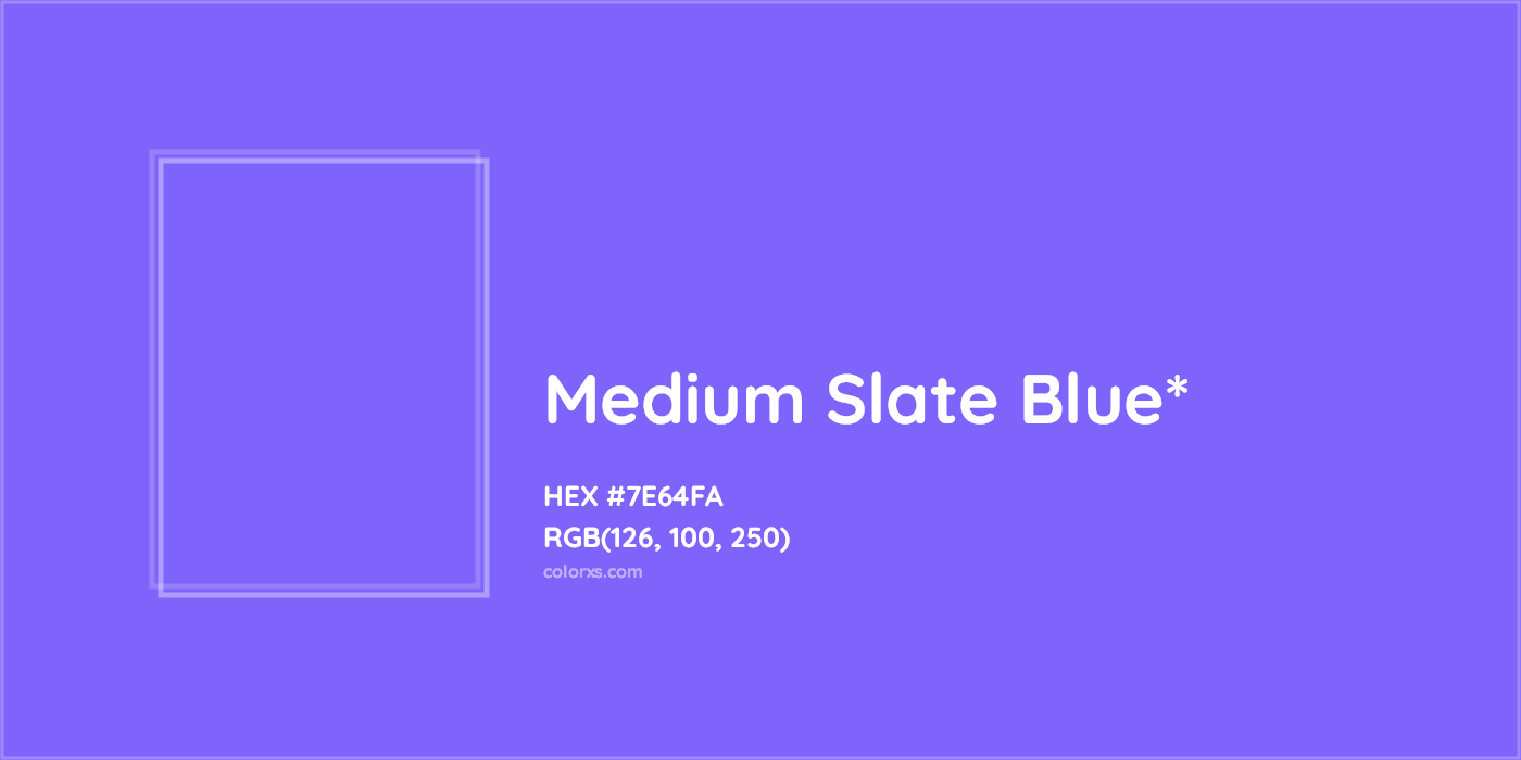 HEX #7E64FA Color Name, Color Code, Palettes, Similar Paints, Images