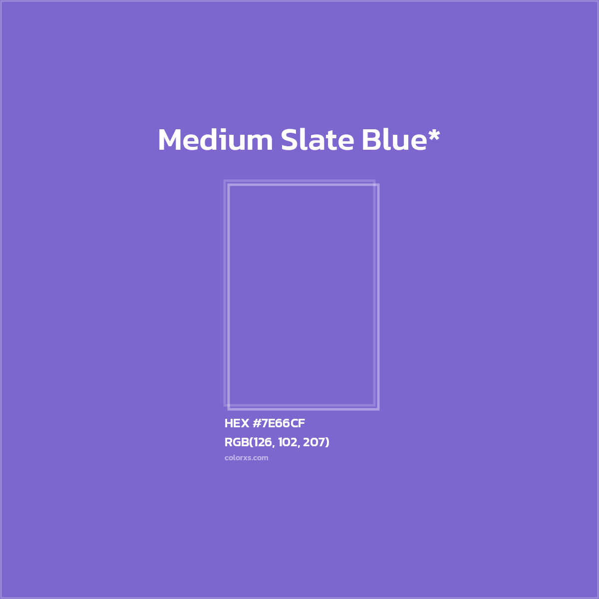 HEX #7E66CF Color Name, Color Code, Palettes, Similar Paints, Images