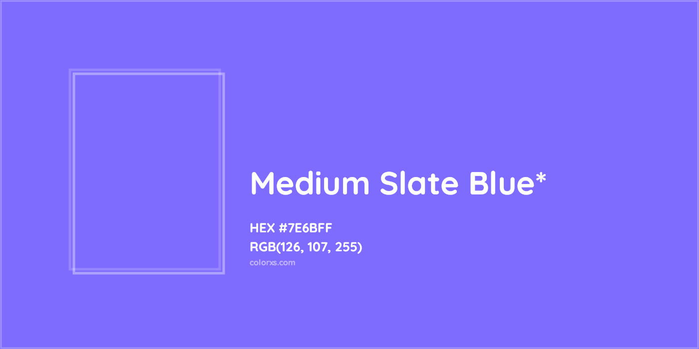 HEX #7E6BFF Color Name, Color Code, Palettes, Similar Paints, Images