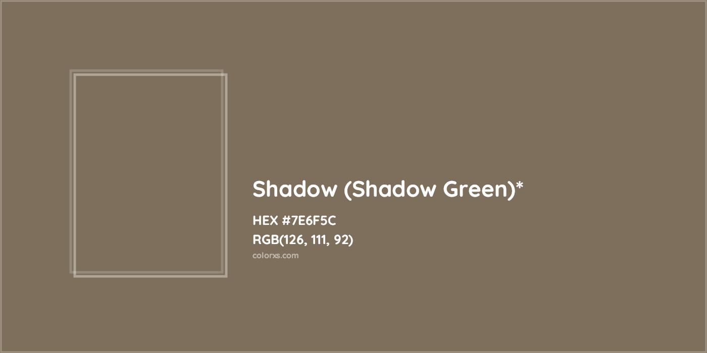 HEX #7E6F5C Color Name, Color Code, Palettes, Similar Paints, Images