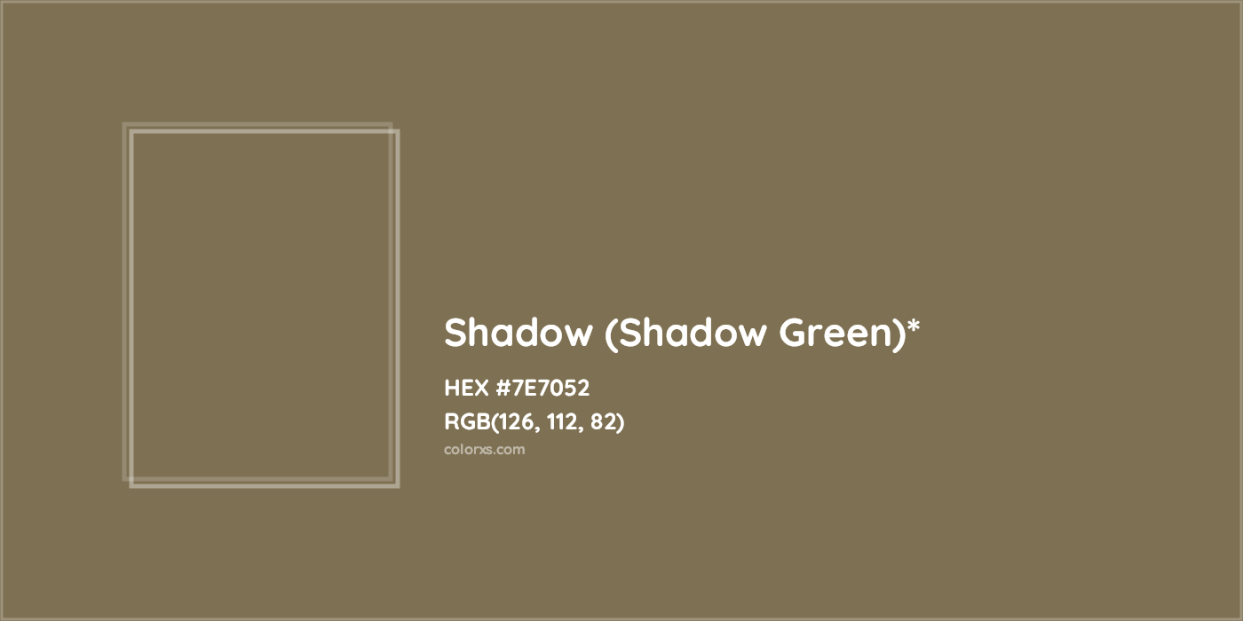 HEX #7E7052 Color Name, Color Code, Palettes, Similar Paints, Images