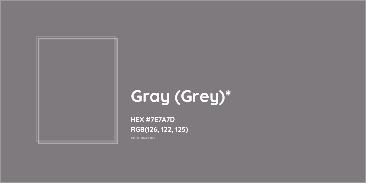 HEX #7E7A7D Color Name, Color Code, Palettes, Similar Paints, Images