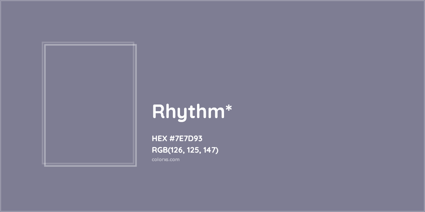 HEX #7E7D93 Color Name, Color Code, Palettes, Similar Paints, Images
