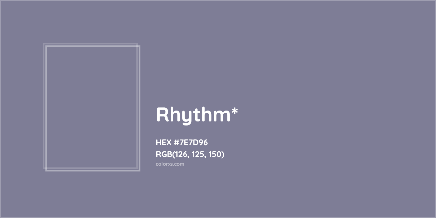 HEX #7E7D96 Color Name, Color Code, Palettes, Similar Paints, Images