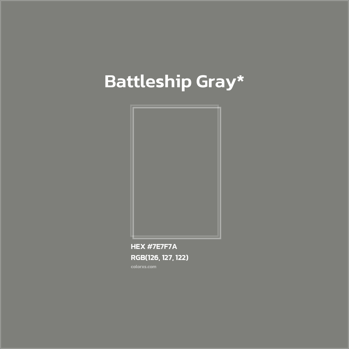 HEX #7E7F7A Color Name, Color Code, Palettes, Similar Paints, Images