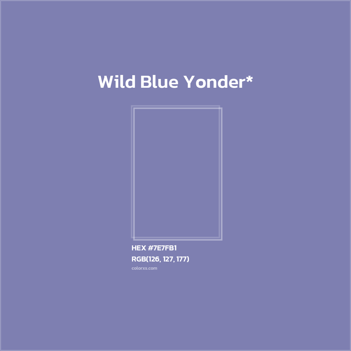 HEX #7E7FB1 Color Name, Color Code, Palettes, Similar Paints, Images