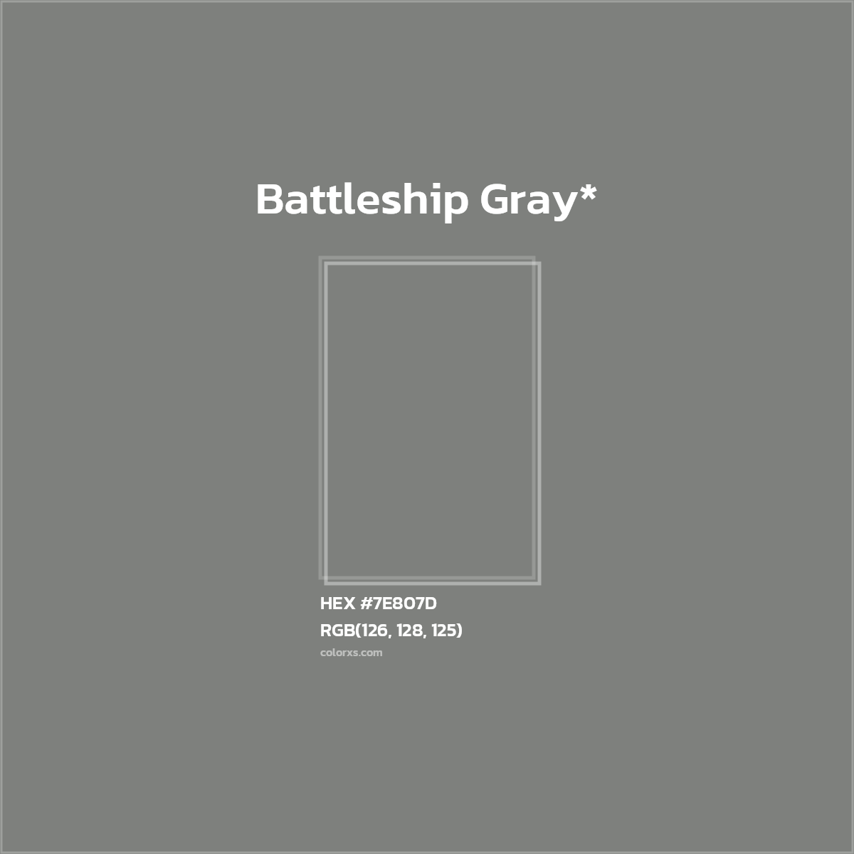 HEX #7E807D Color Name, Color Code, Palettes, Similar Paints, Images