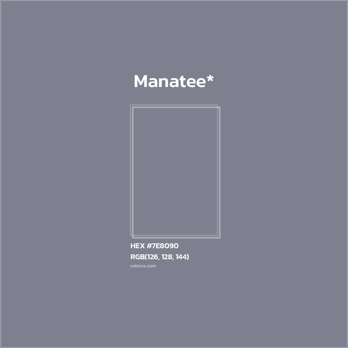 HEX #7E8090 Color Name, Color Code, Palettes, Similar Paints, Images