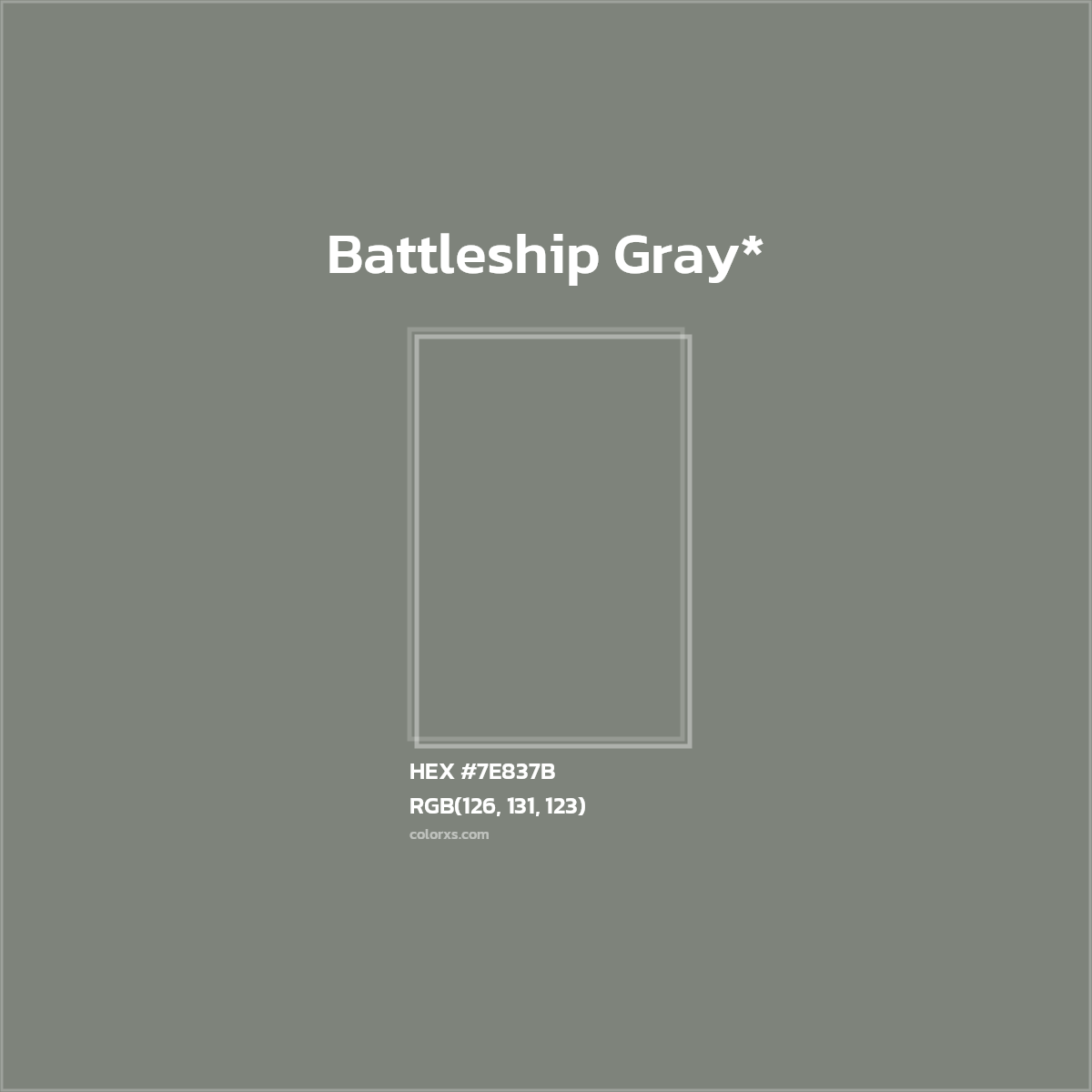 HEX #7E837B Color Name, Color Code, Palettes, Similar Paints, Images