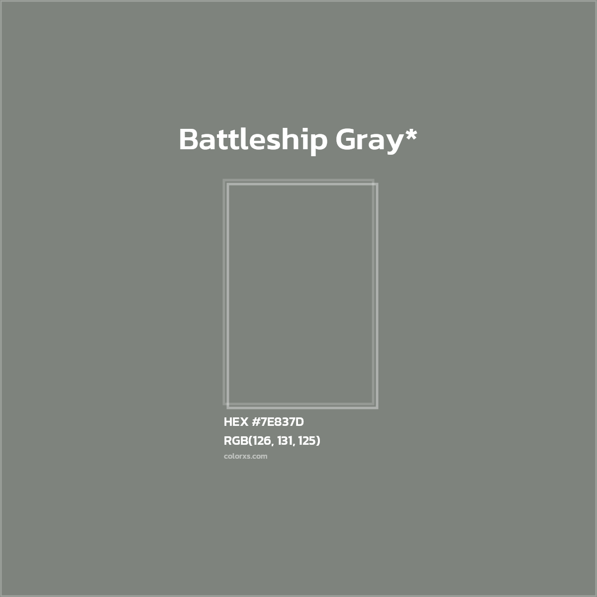 HEX #7E837D Color Name, Color Code, Palettes, Similar Paints, Images