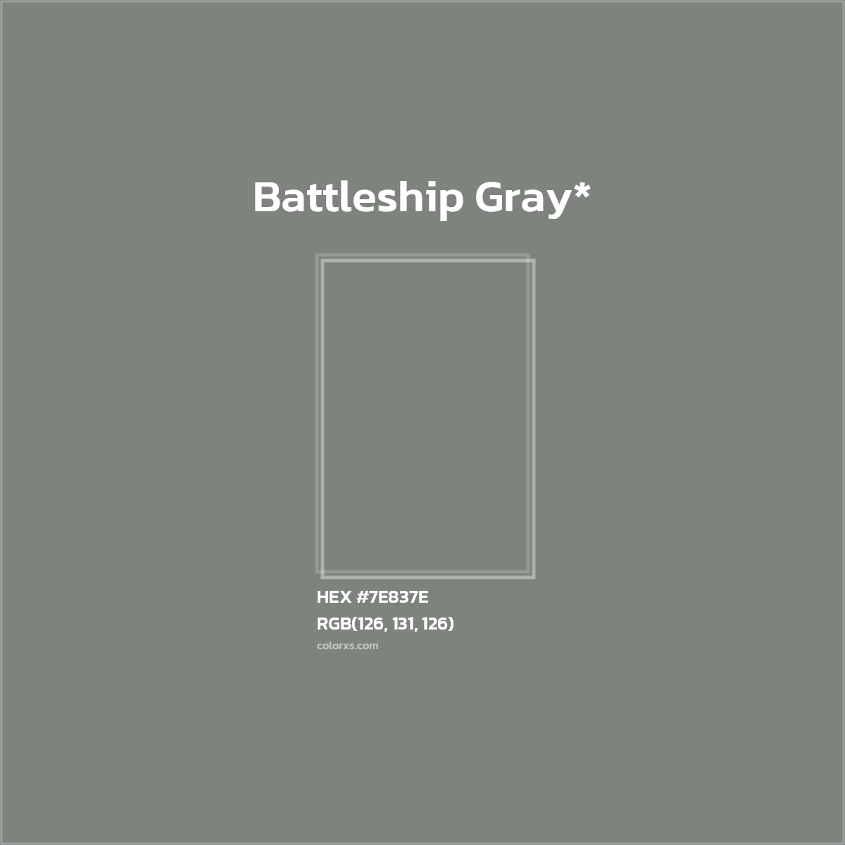 HEX #7E837E Color Name, Color Code, Palettes, Similar Paints, Images