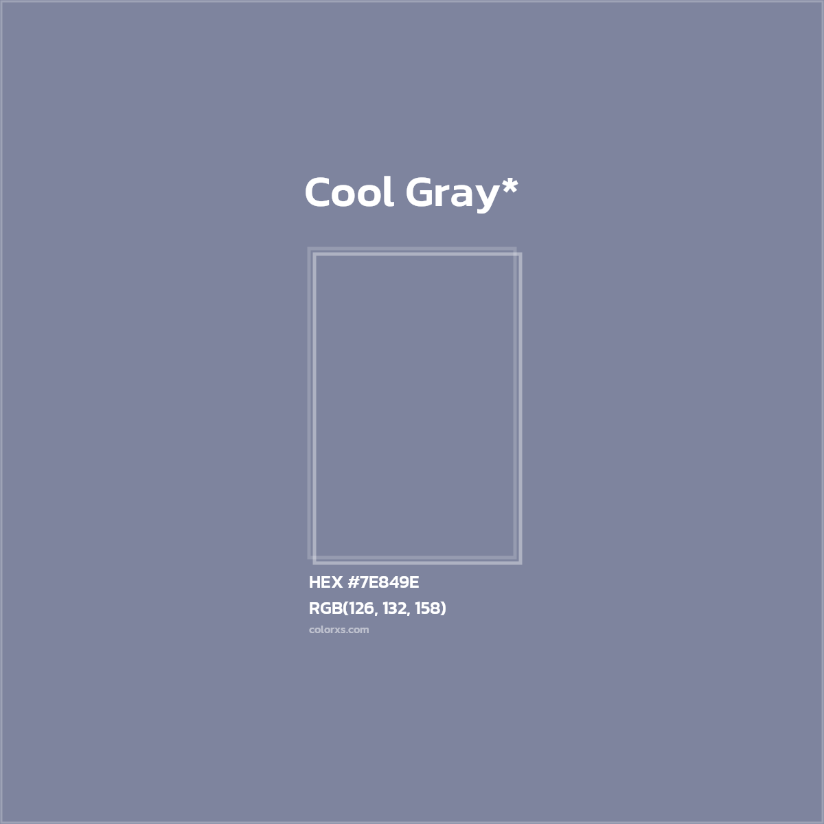 HEX #7E849E Color Name, Color Code, Palettes, Similar Paints, Images
