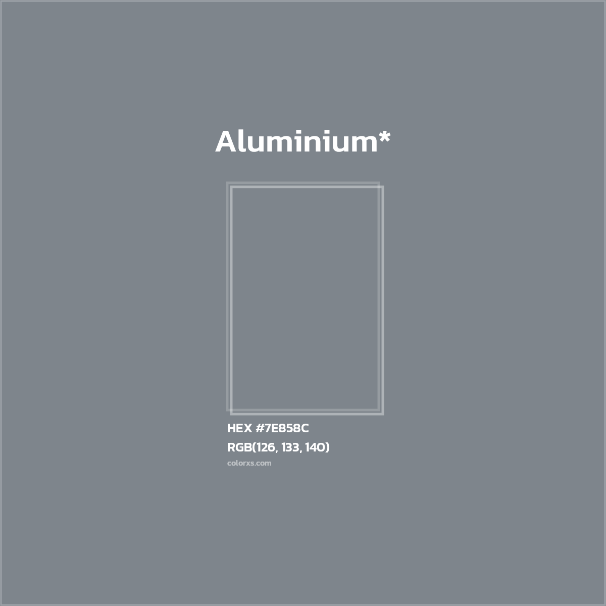 HEX #7E858C Color Name, Color Code, Palettes, Similar Paints, Images