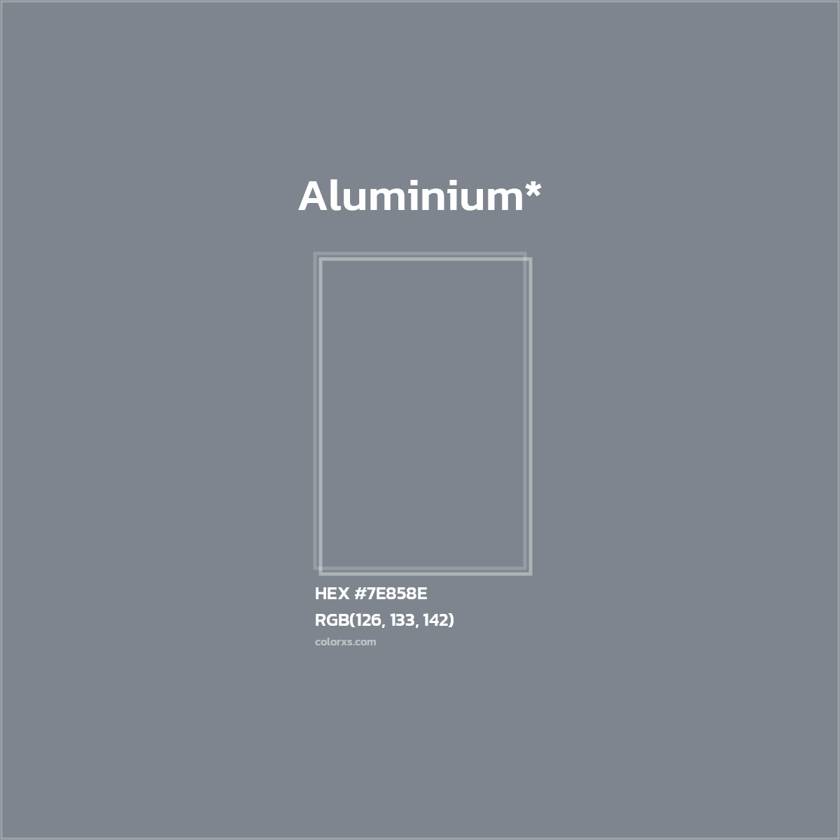 HEX #7E858E Color Name, Color Code, Palettes, Similar Paints, Images