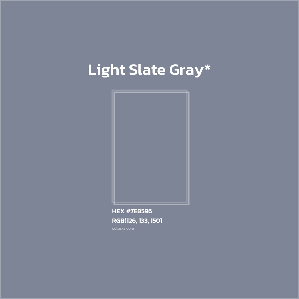 HEX #7E8596 Color Name, Color Code, Palettes, Similar Paints, Images