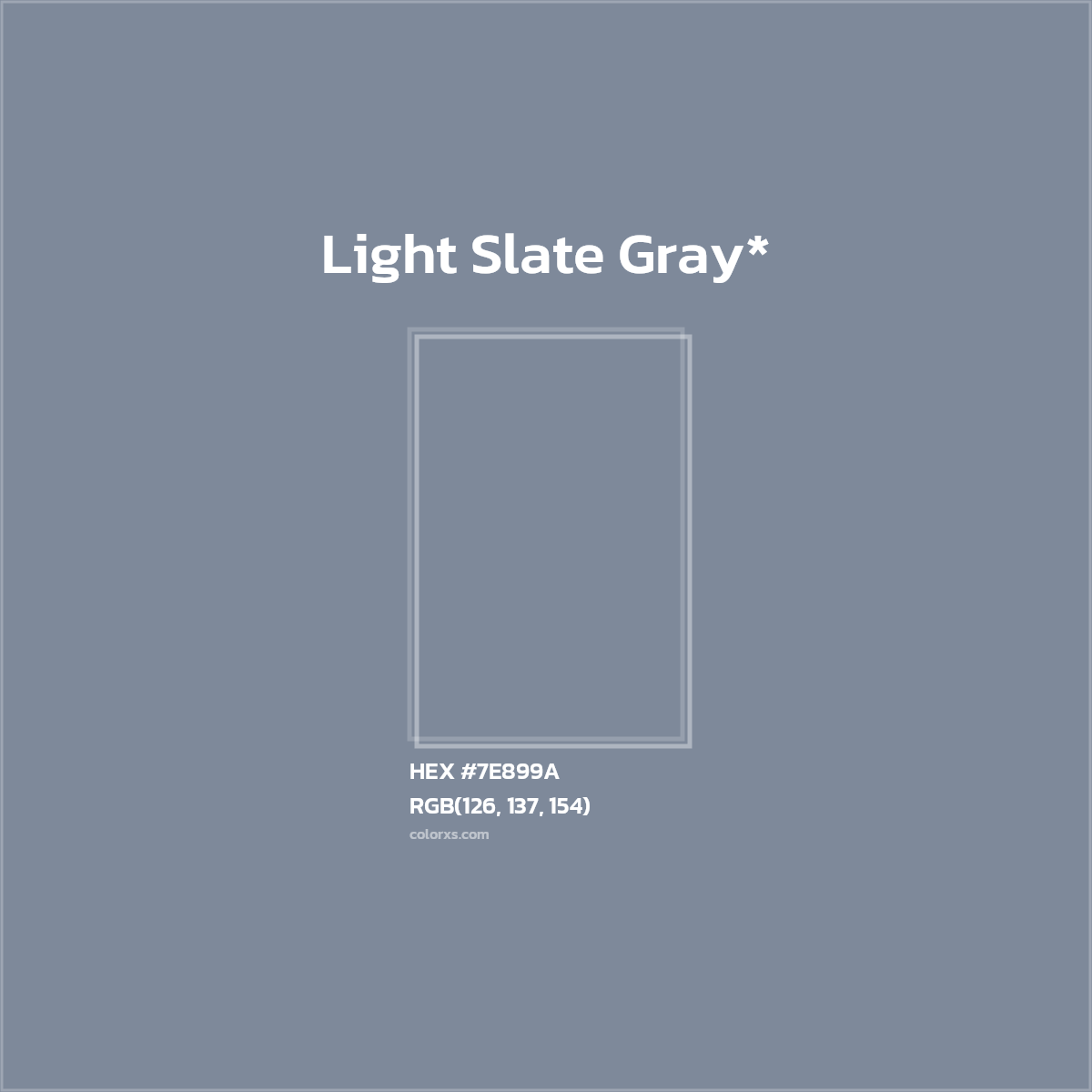 HEX #7E899A Color Name, Color Code, Palettes, Similar Paints, Images