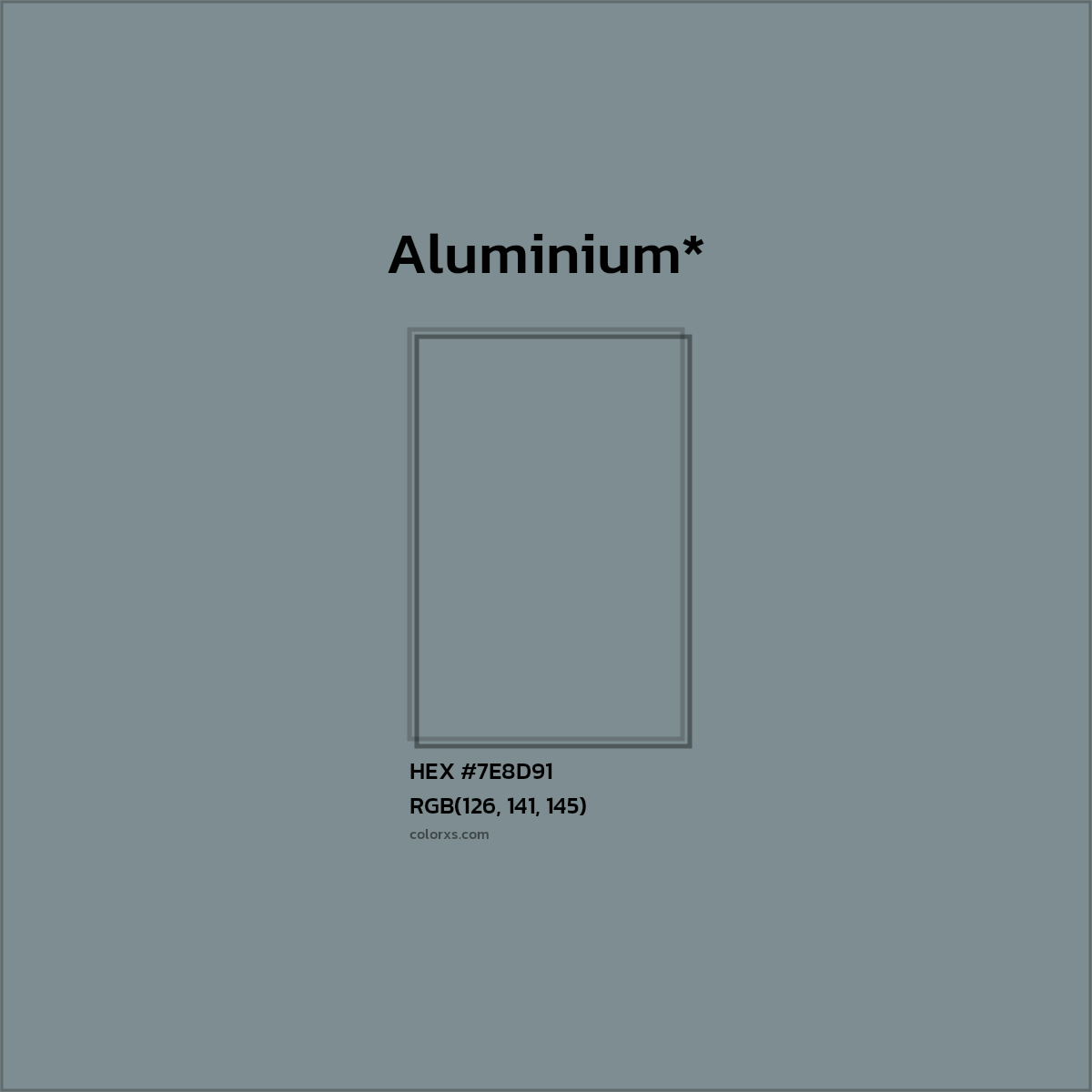 HEX #7E8D91 Color Name, Color Code, Palettes, Similar Paints, Images