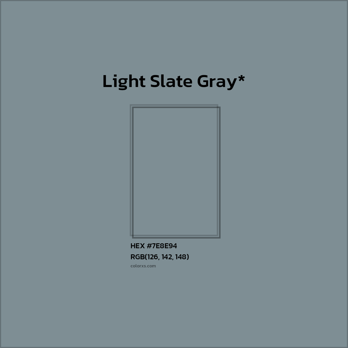 HEX #7E8E94 Color Name, Color Code, Palettes, Similar Paints, Images