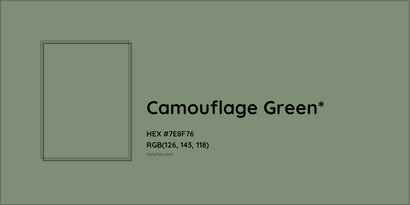 HEX #7E8F76 Color Name, Color Code, Palettes, Similar Paints, Images