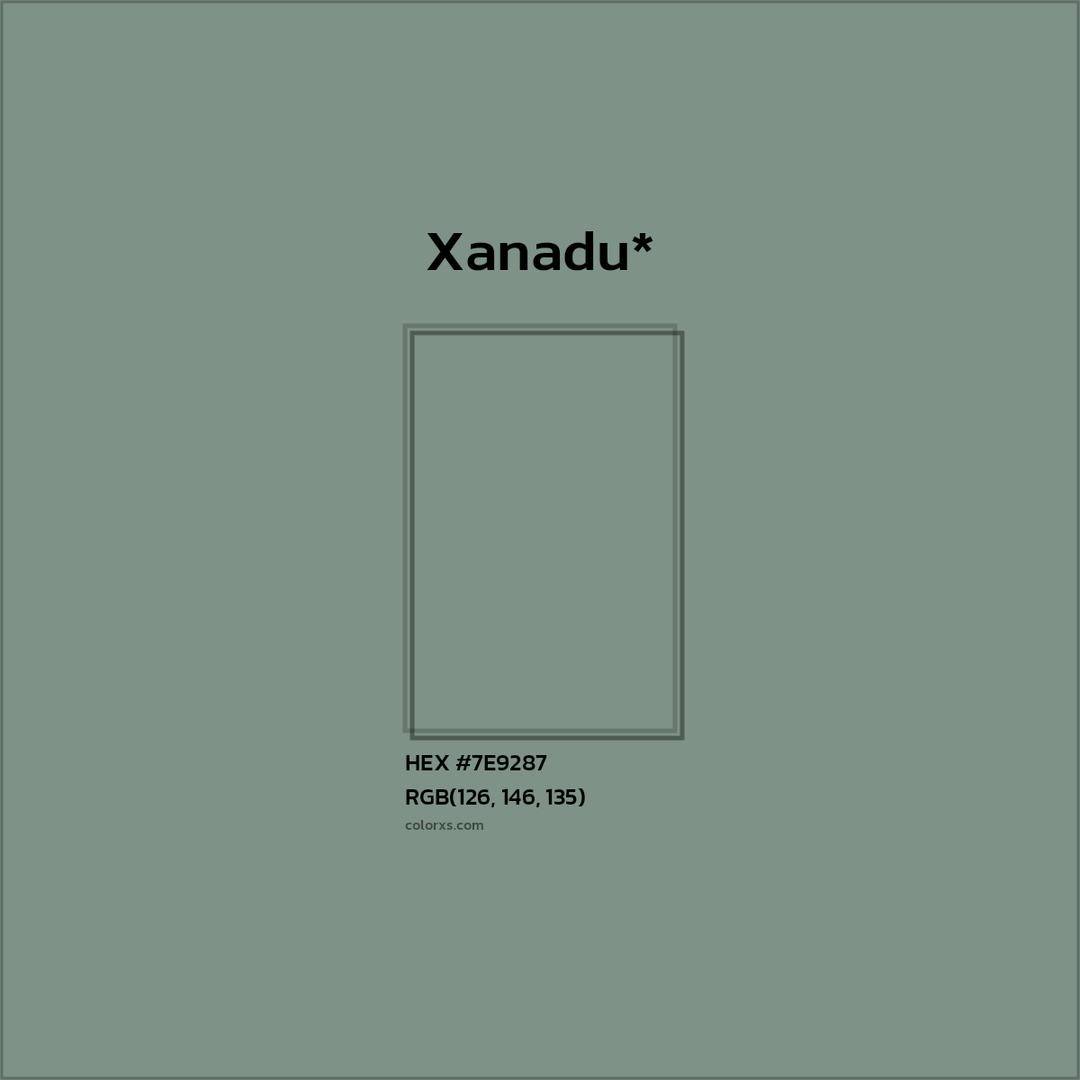 HEX #7E9287 Color Name, Color Code, Palettes, Similar Paints, Images