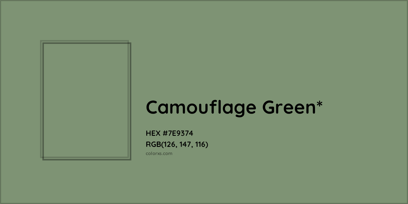 HEX #7E9374 Color Name, Color Code, Palettes, Similar Paints, Images
