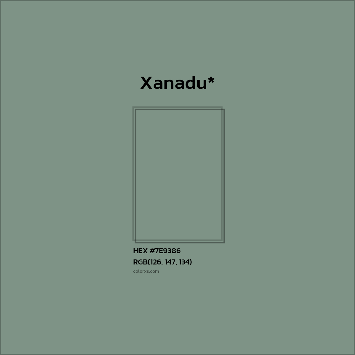 HEX #7E9386 Color Name, Color Code, Palettes, Similar Paints, Images