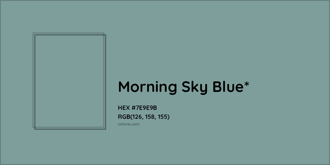 HEX #7E9E9B Color Name, Color Code, Palettes, Similar Paints, Images