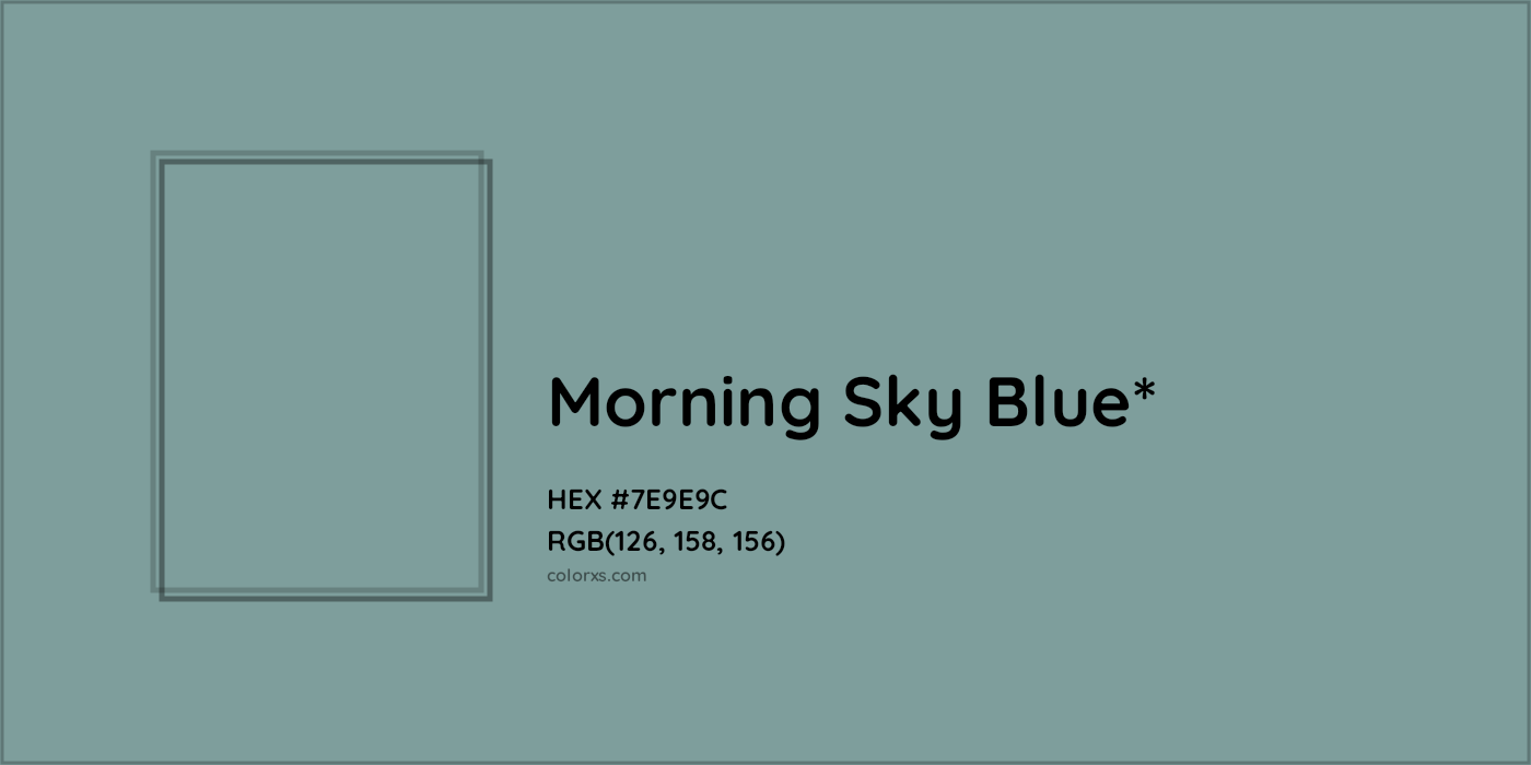 HEX #7E9E9C Color Name, Color Code, Palettes, Similar Paints, Images