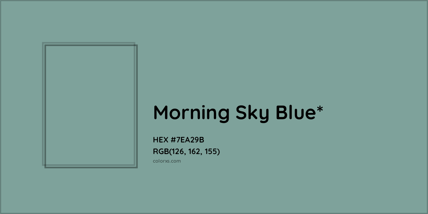 HEX #7EA29B Color Name, Color Code, Palettes, Similar Paints, Images