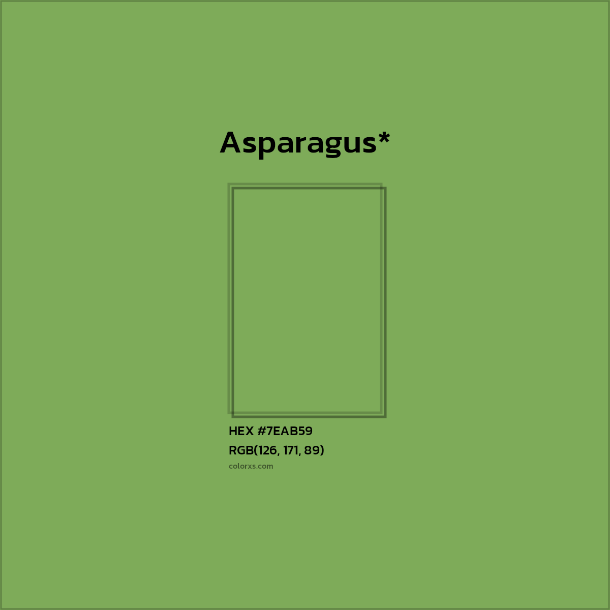 HEX #7EAB59 Color Name, Color Code, Palettes, Similar Paints, Images