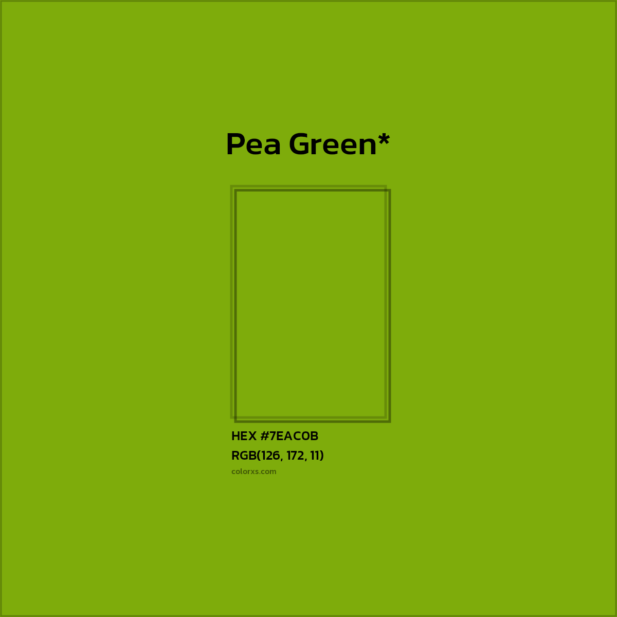 HEX #7EAC0B Color Name, Color Code, Palettes, Similar Paints, Images