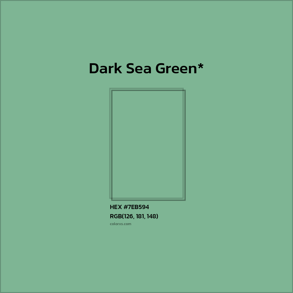 HEX #7EB594 Color Name, Color Code, Palettes, Similar Paints, Images