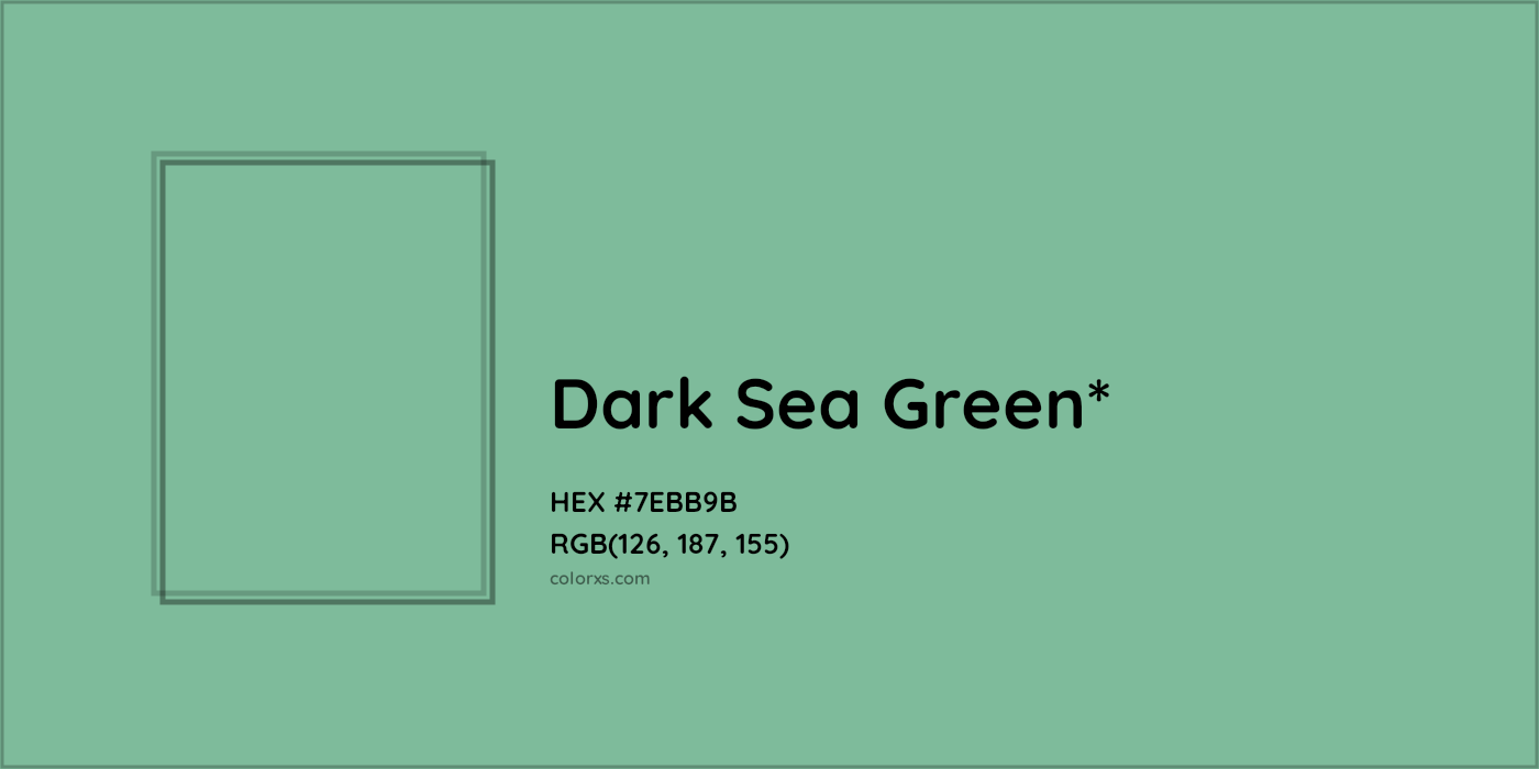 HEX #7EBB9B Color Name, Color Code, Palettes, Similar Paints, Images