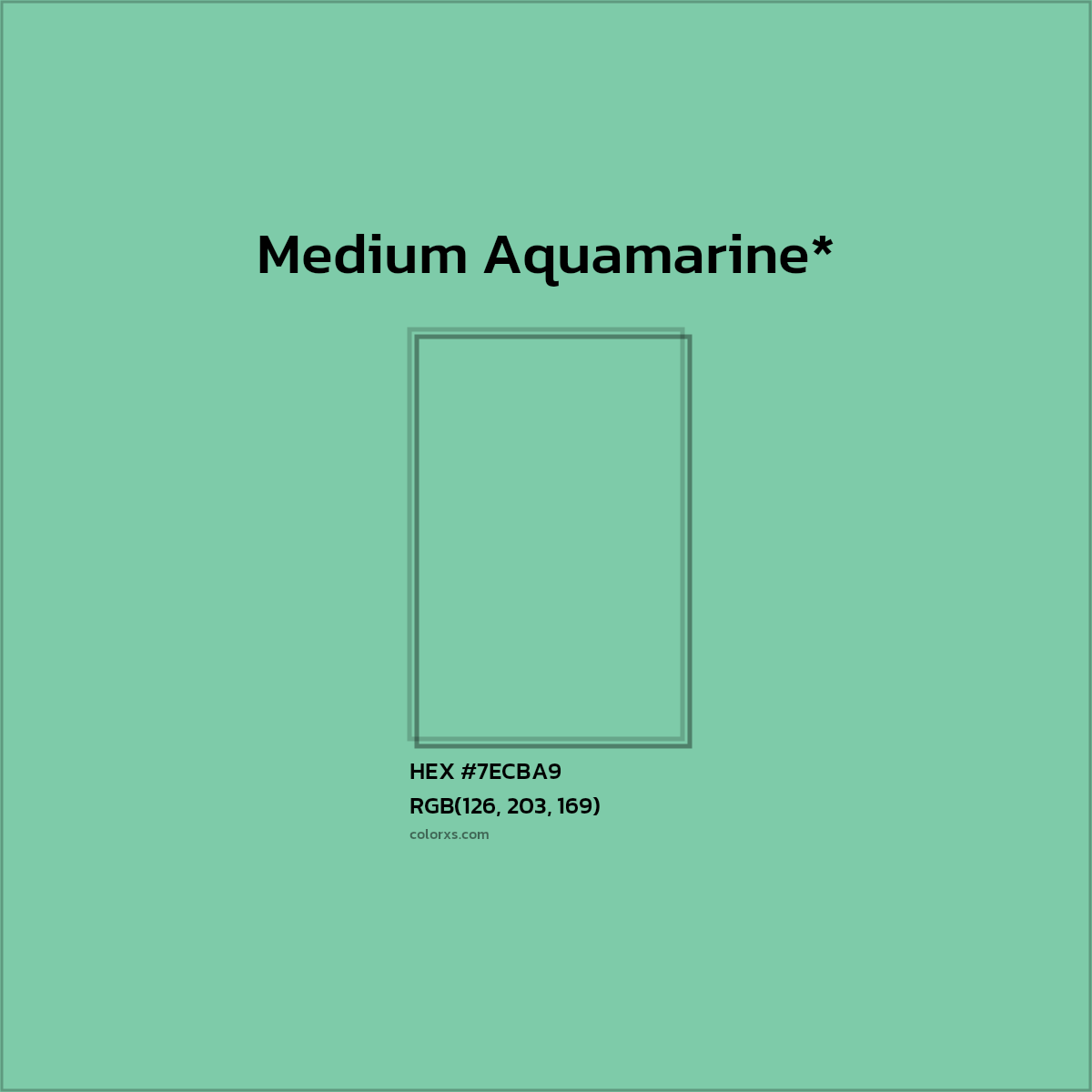 HEX #7ECBA9 Color Name, Color Code, Palettes, Similar Paints, Images