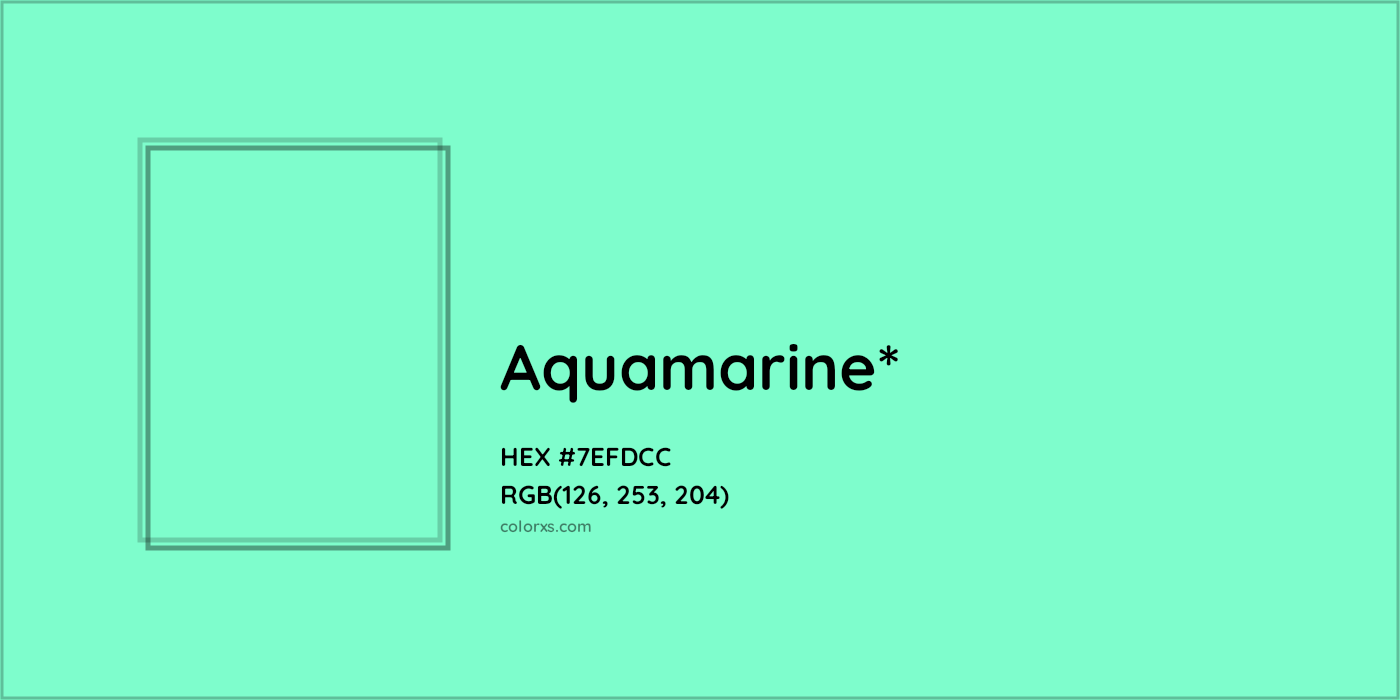 HEX #7EFDCC Color Name, Color Code, Palettes, Similar Paints, Images