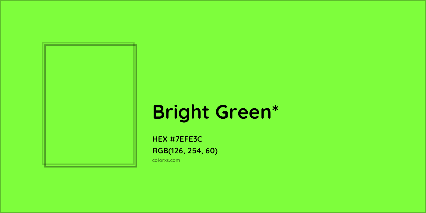 HEX #7EFE3C Color Name, Color Code, Palettes, Similar Paints, Images