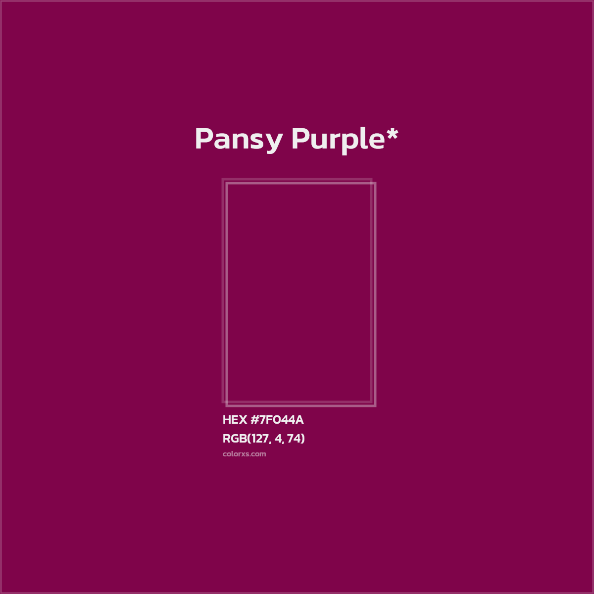 HEX #7F044A Color Name, Color Code, Palettes, Similar Paints, Images