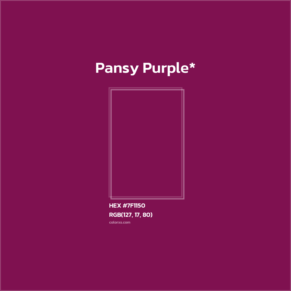 HEX #7F1150 Color Name, Color Code, Palettes, Similar Paints, Images