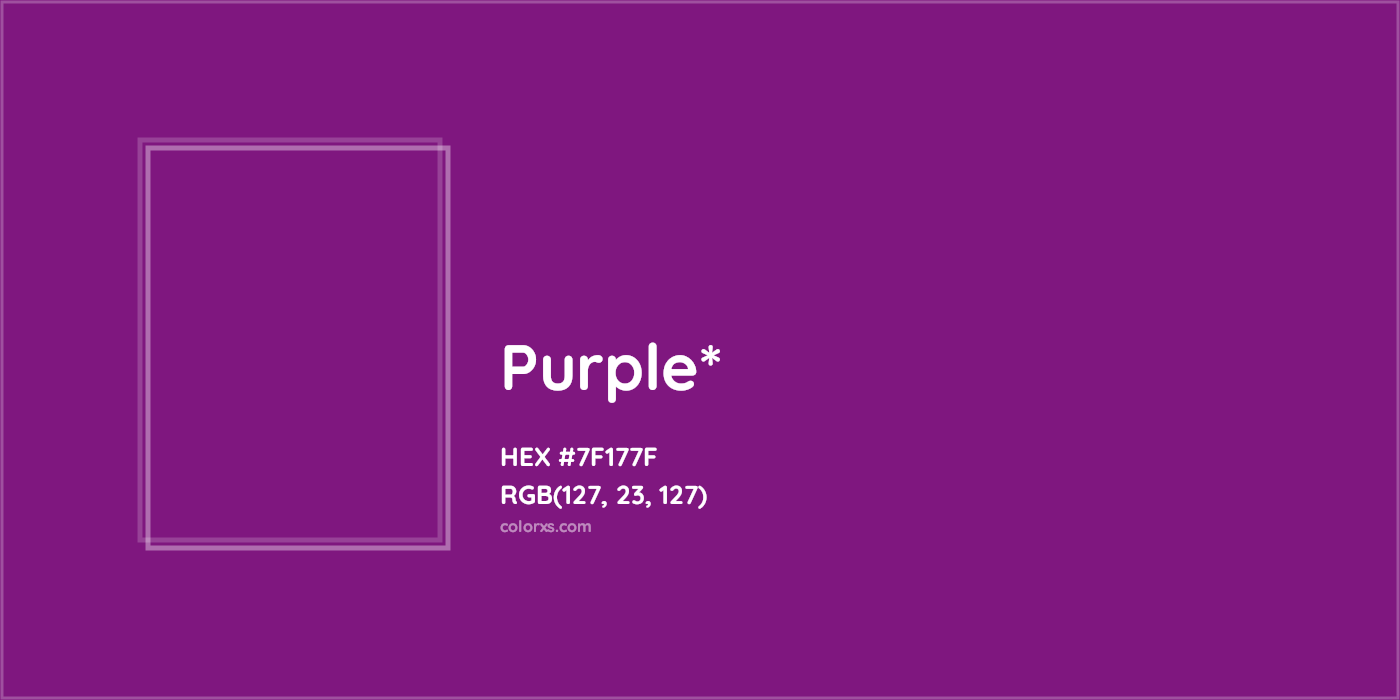 HEX #7F177F Color Name, Color Code, Palettes, Similar Paints, Images