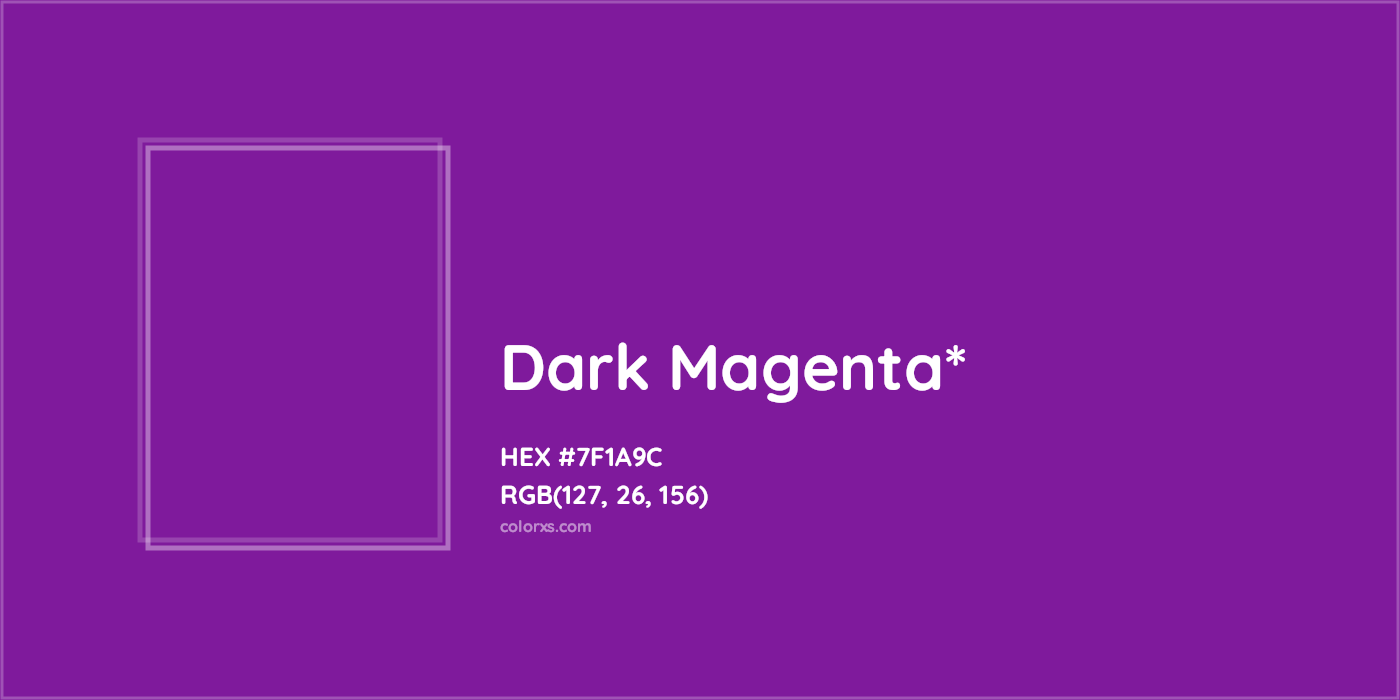 HEX #7F1A9C Color Name, Color Code, Palettes, Similar Paints, Images