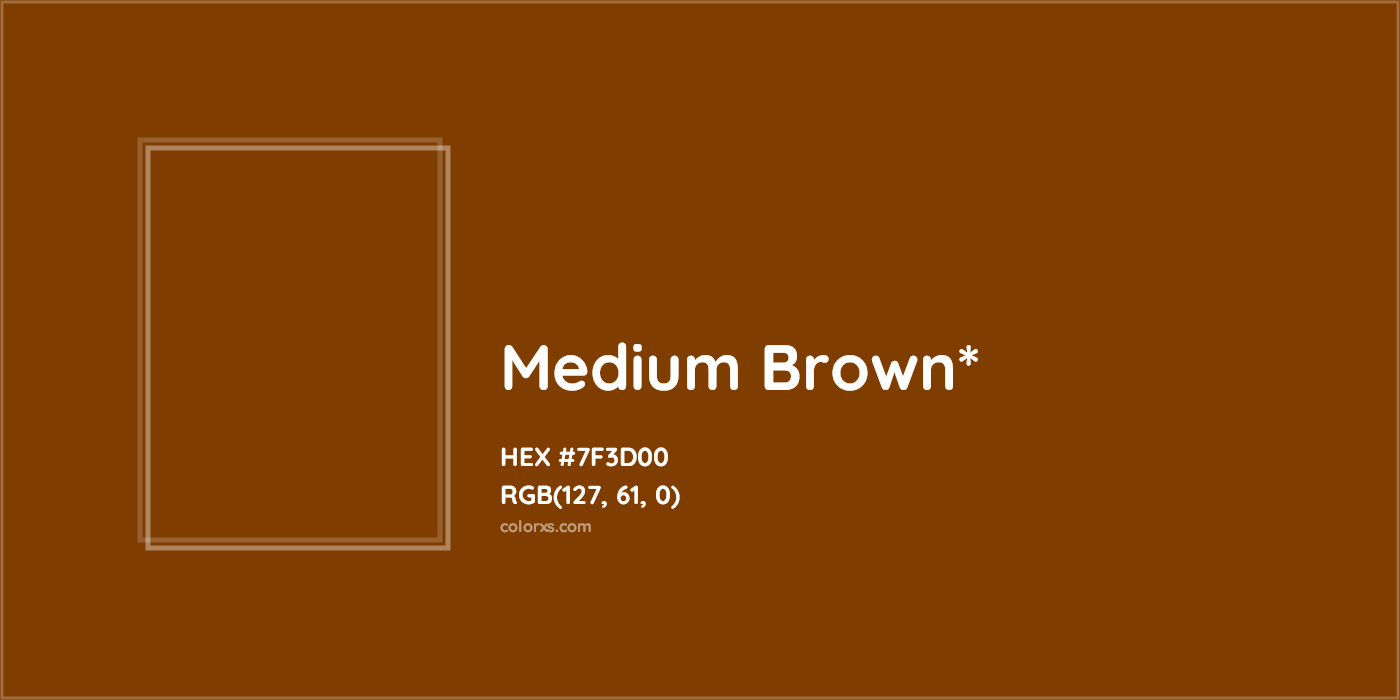 HEX #7F3D00 Color Name, Color Code, Palettes, Similar Paints, Images