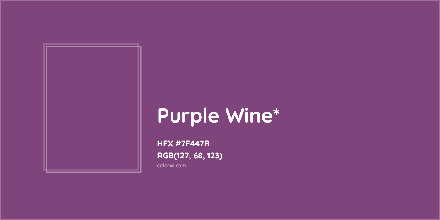 HEX #7F447B Color Name, Color Code, Palettes, Similar Paints, Images