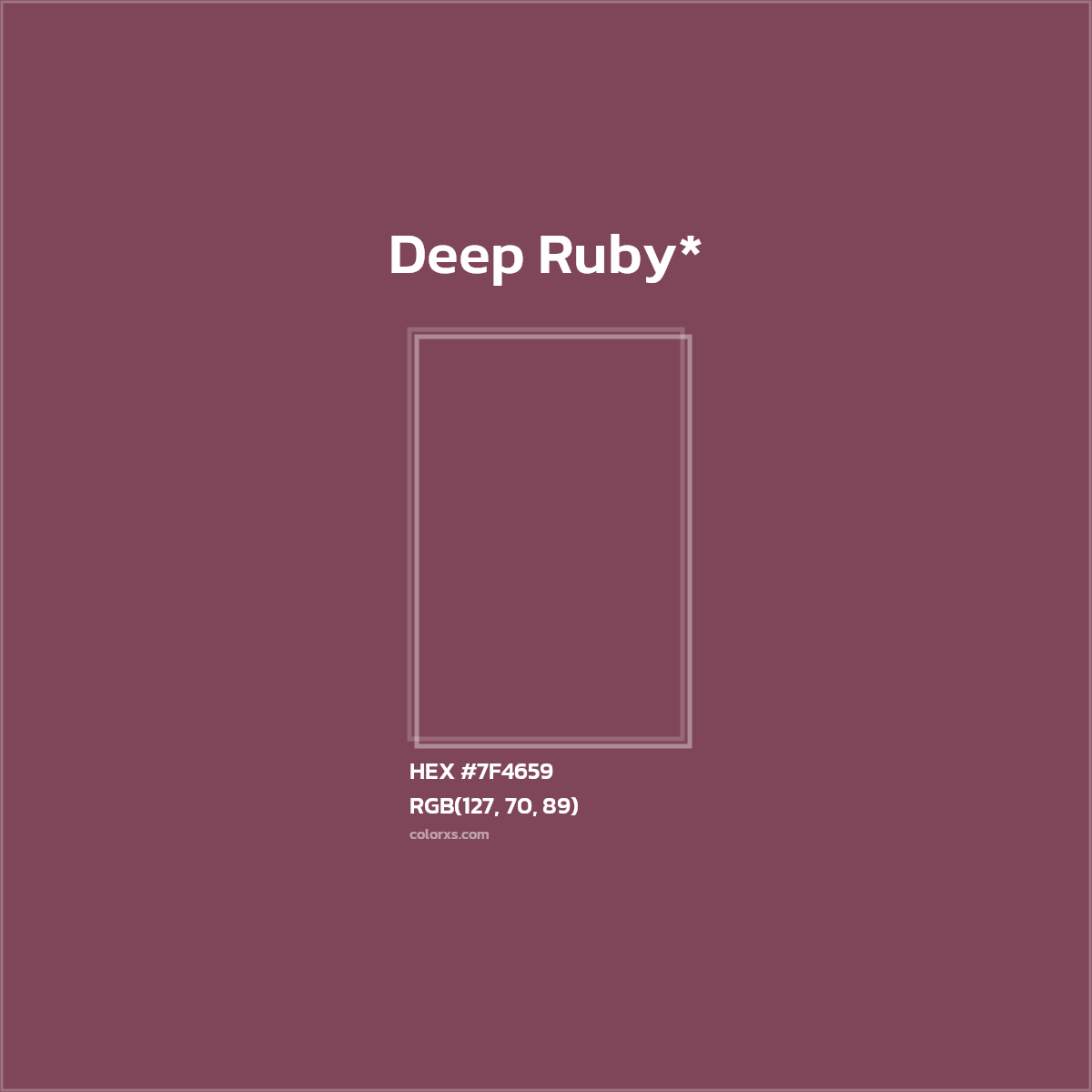 HEX #7F4659 Color Name, Color Code, Palettes, Similar Paints, Images