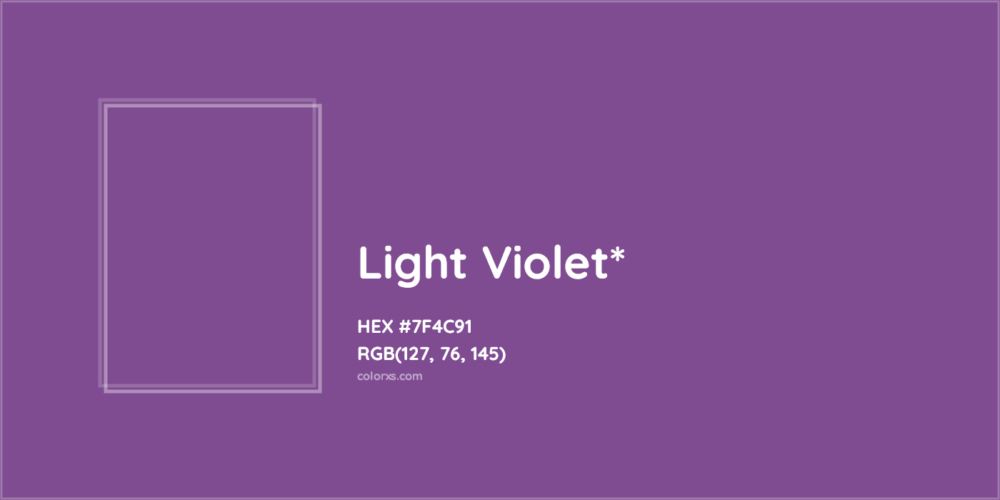 HEX #7F4C91 Color Name, Color Code, Palettes, Similar Paints, Images