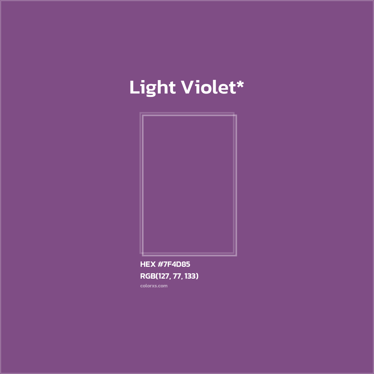 HEX #7F4D85 Color Name, Color Code, Palettes, Similar Paints, Images