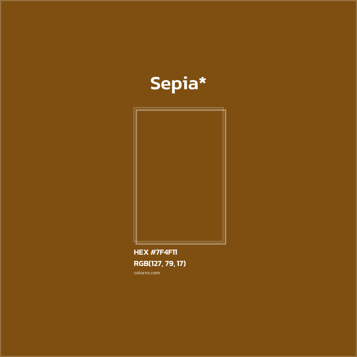 HEX #7F4F11 Color Name, Color Code, Palettes, Similar Paints, Images